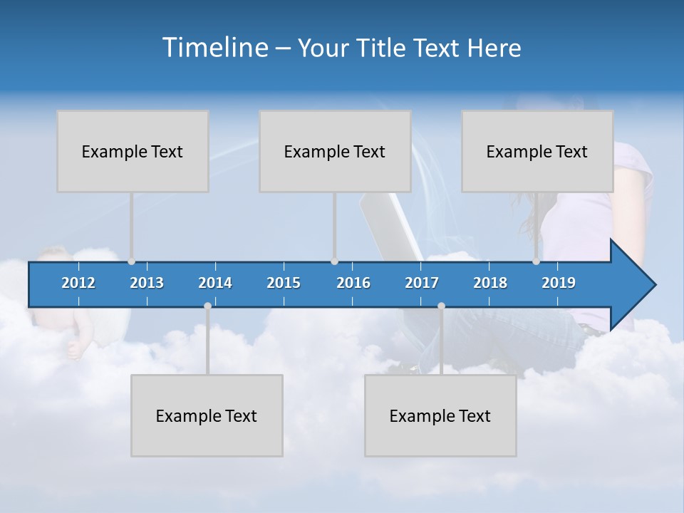 Angel Baby Internet PowerPoint Template
