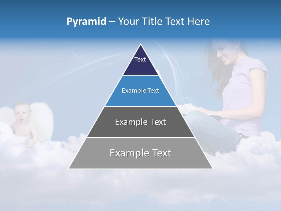 Angel Baby Internet PowerPoint Template