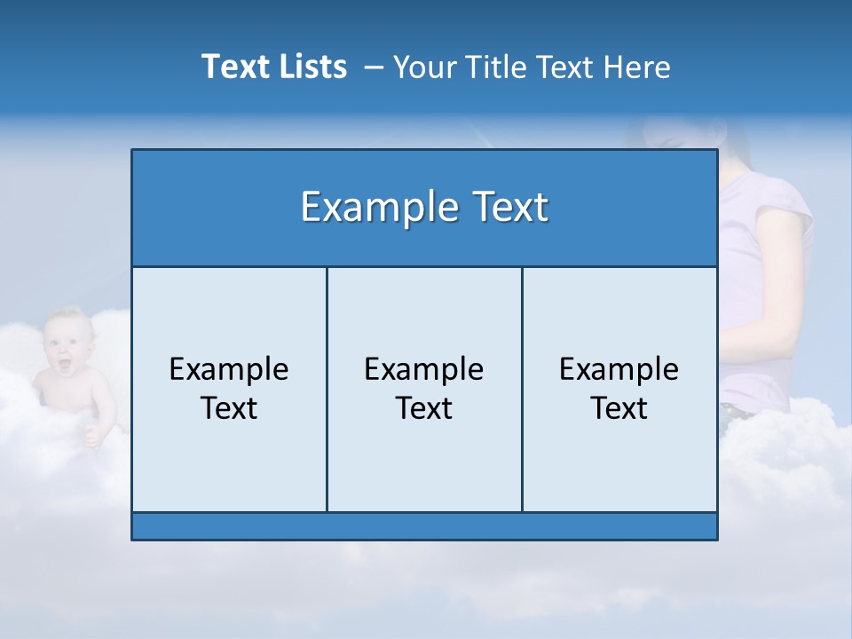 Angel Baby Internet PowerPoint Template