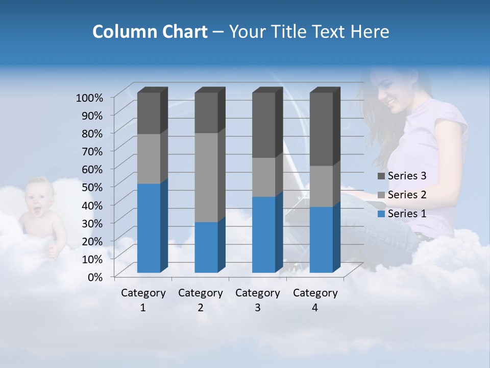 Angel Baby Internet PowerPoint Template