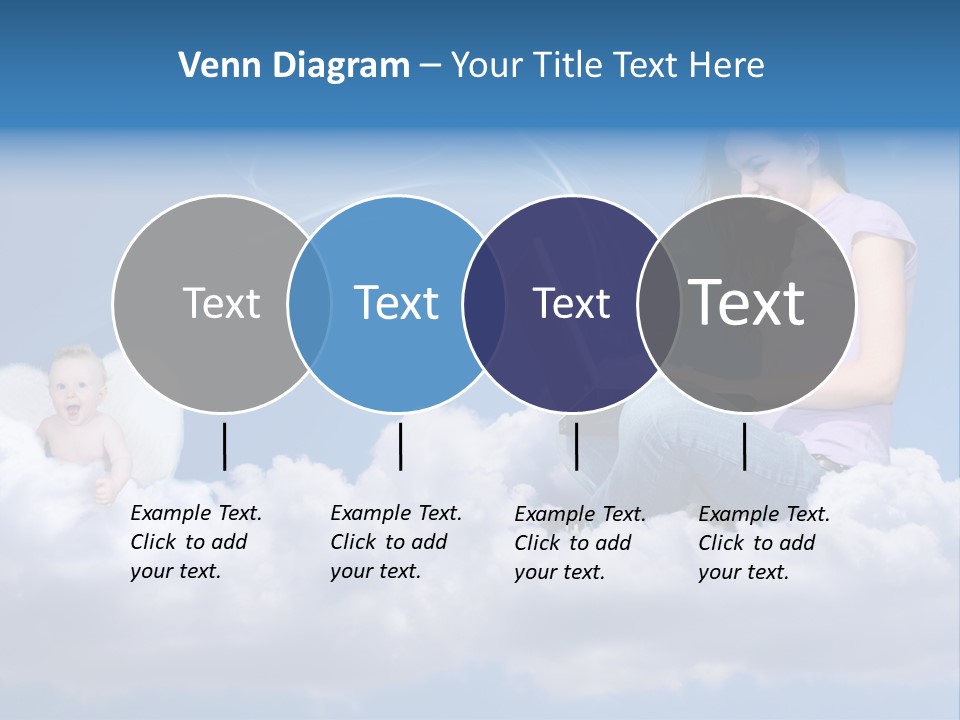 Angel Baby Internet PowerPoint Template