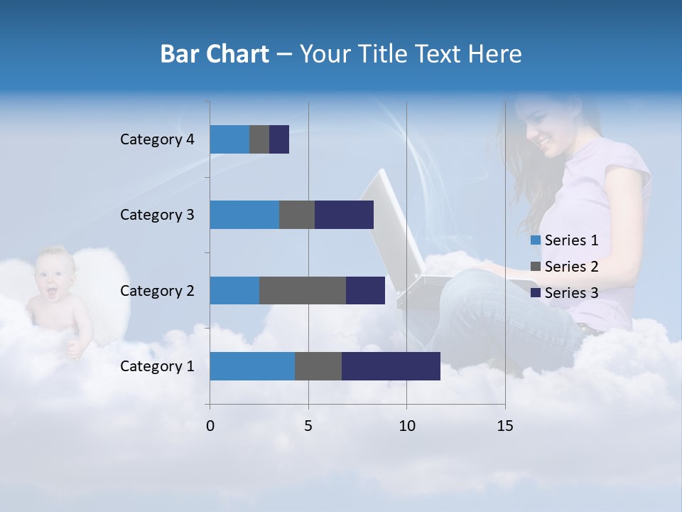 Angel Baby Internet PowerPoint Template