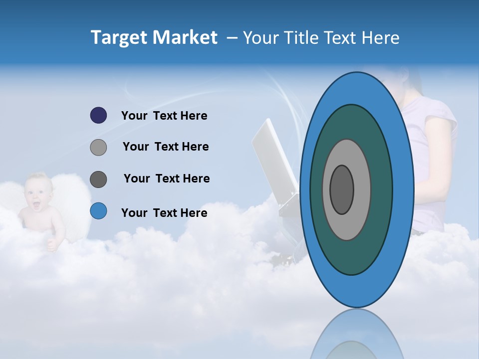 Angel Baby Internet PowerPoint Template