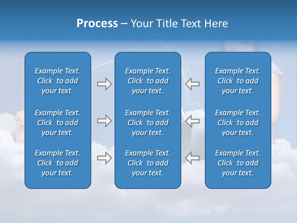 Angel Baby Internet PowerPoint Template