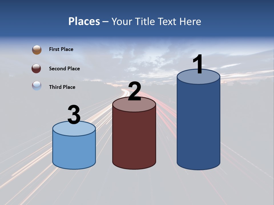 M Red Sunset PowerPoint Template
