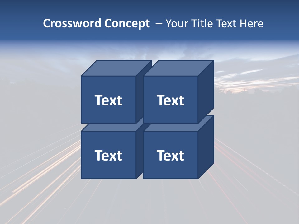 M Red Sunset PowerPoint Template
