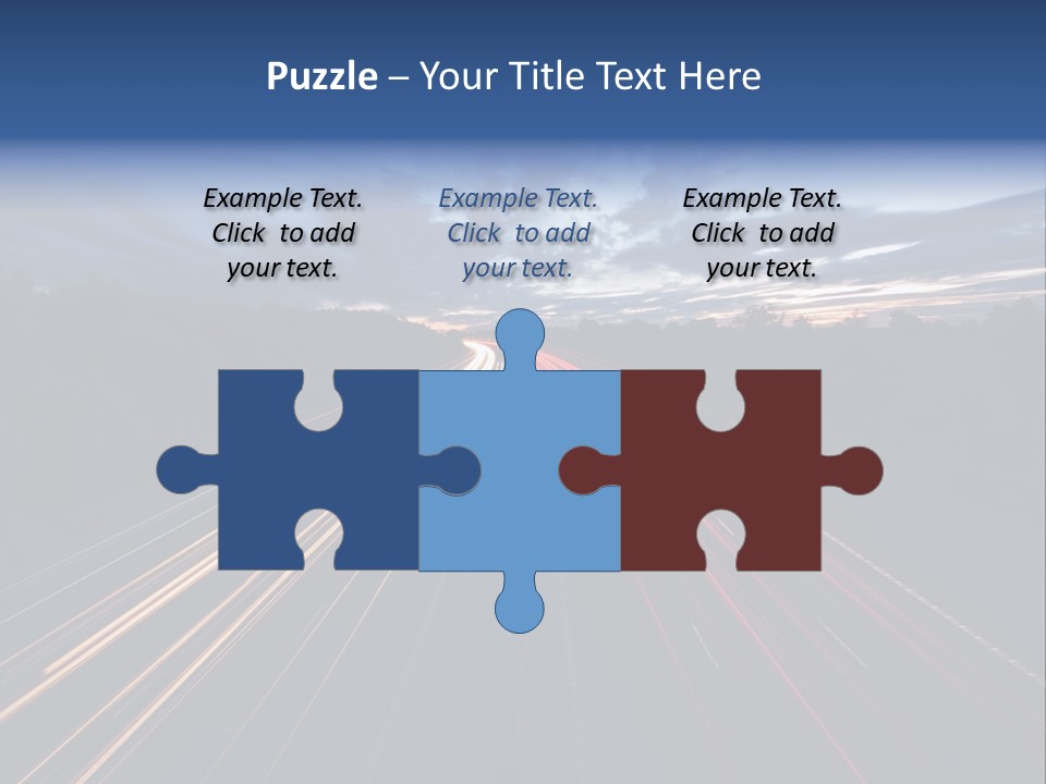 M Red Sunset PowerPoint Template