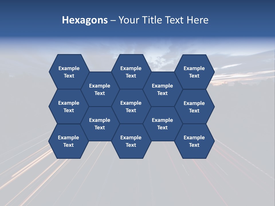 M Red Sunset PowerPoint Template