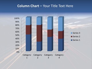 M Red Sunset PowerPoint Template