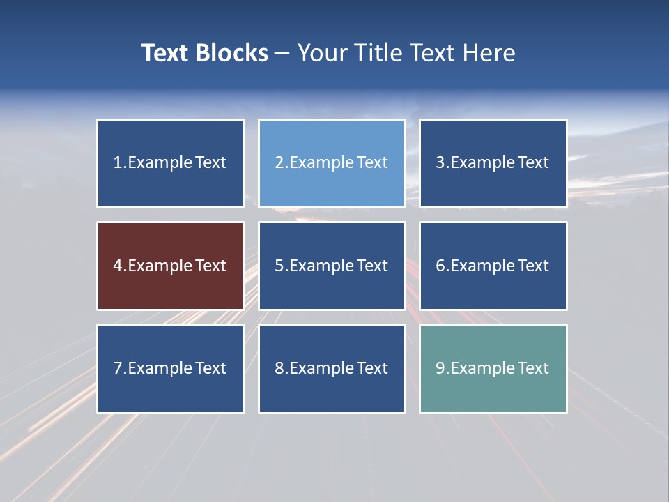 M Red Sunset PowerPoint Template