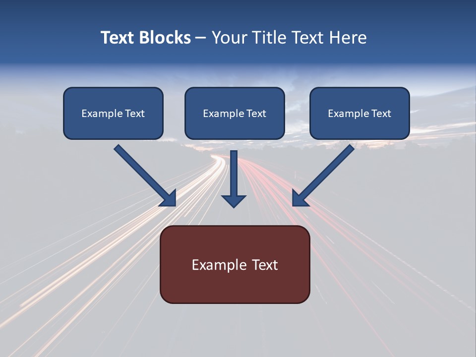 M Red Sunset PowerPoint Template