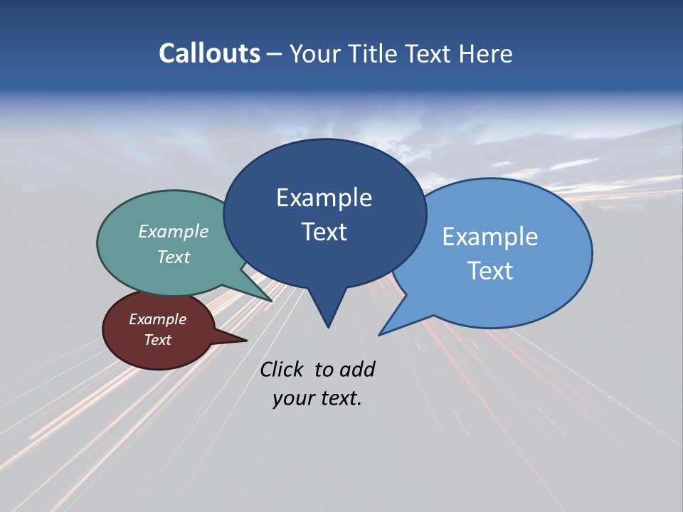 M Red Sunset PowerPoint Template
