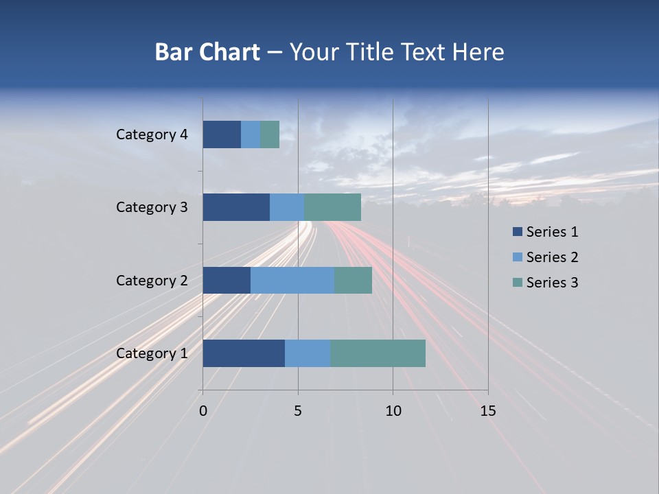 M Red Sunset PowerPoint Template