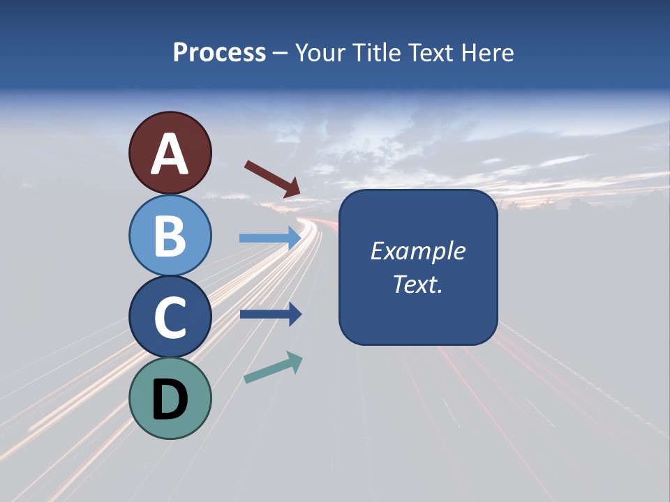 M Red Sunset PowerPoint Template