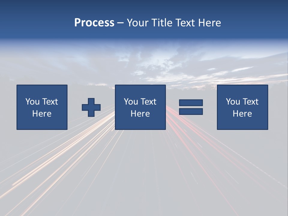 M Red Sunset PowerPoint Template