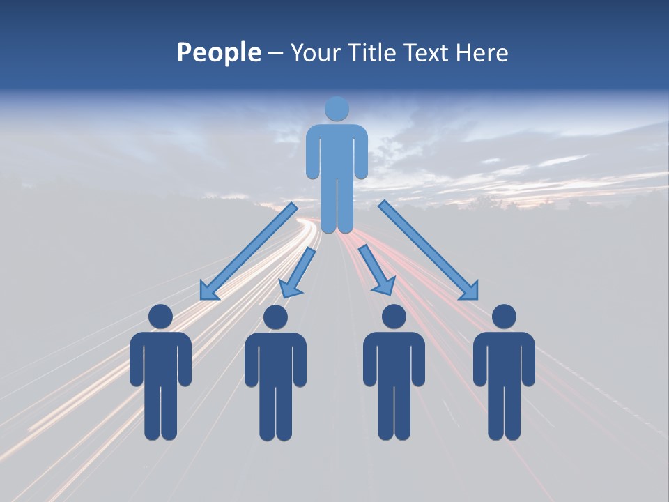 M Red Sunset PowerPoint Template