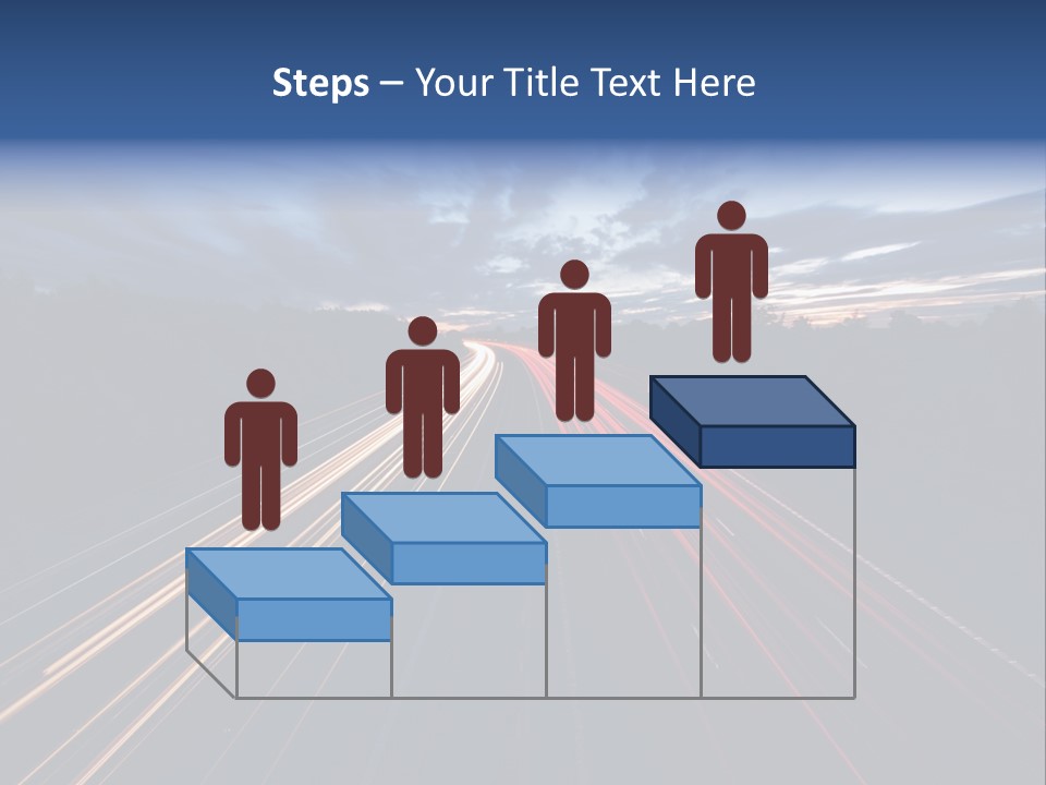 M Red Sunset PowerPoint Template