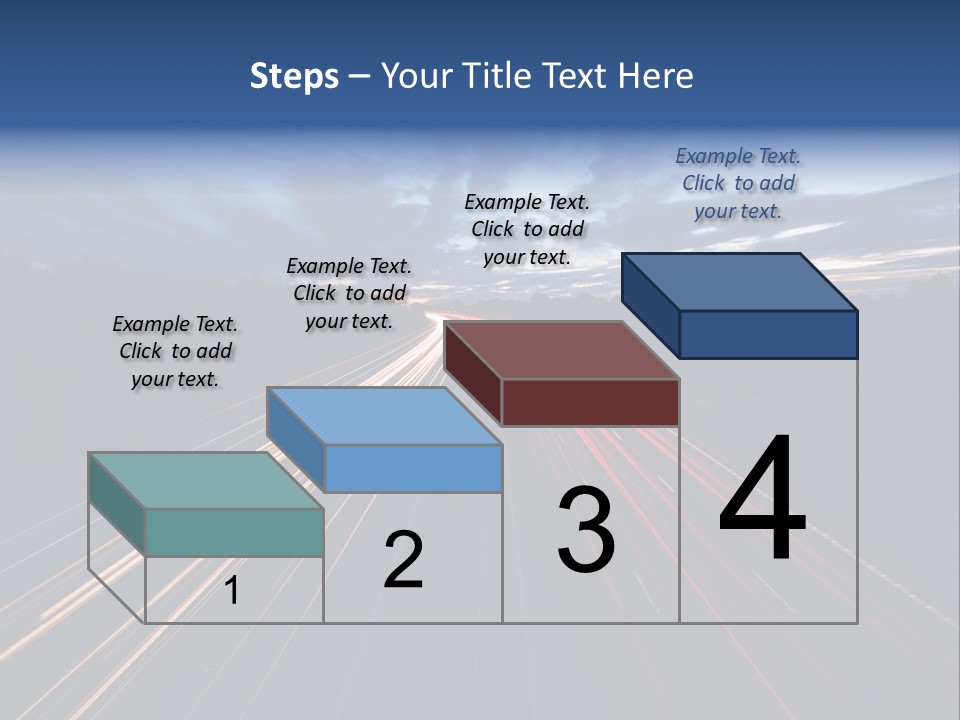 M Red Sunset PowerPoint Template