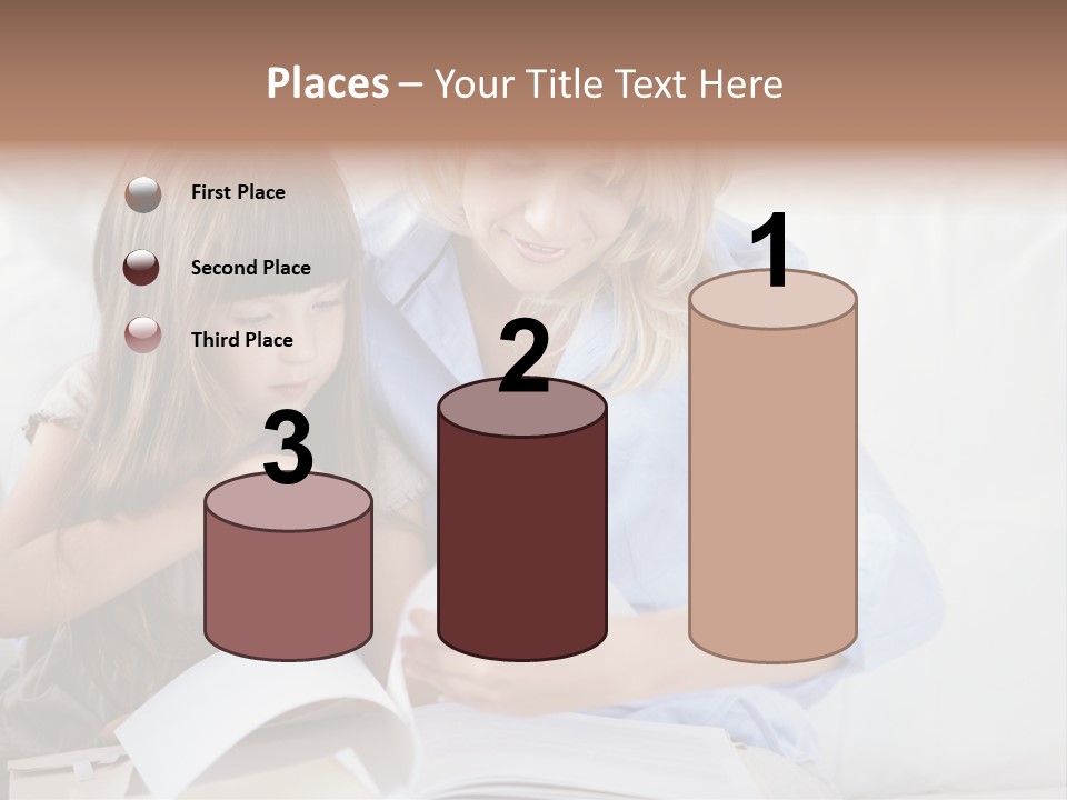 Portrait Leisure Offspring PowerPoint Template