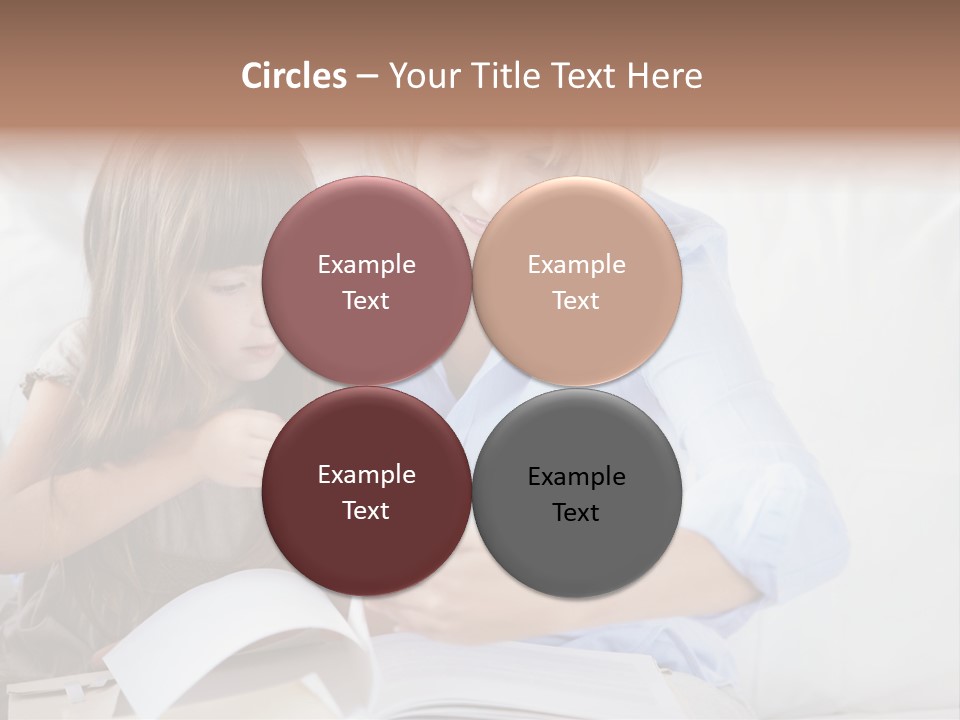 Portrait Leisure Offspring PowerPoint Template