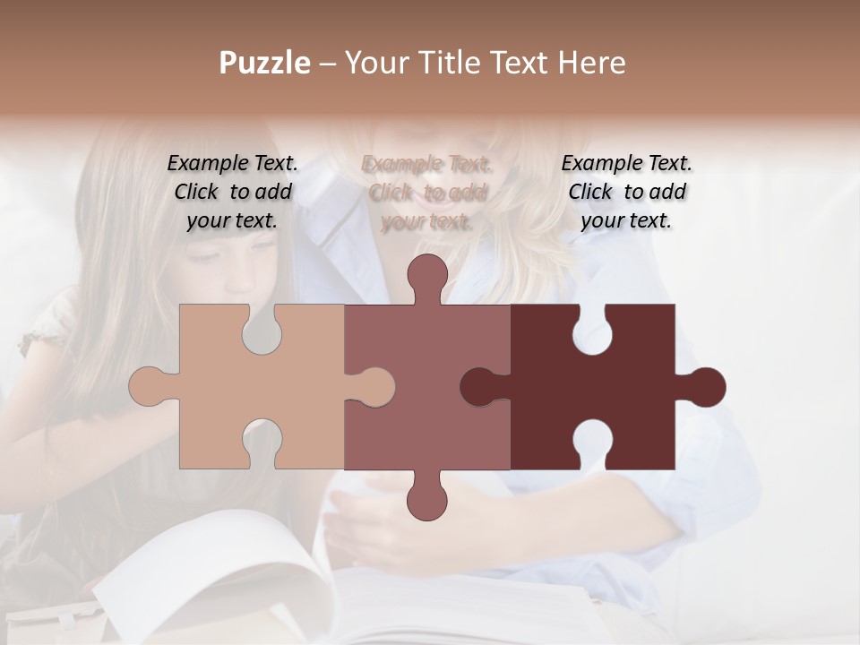 Portrait Leisure Offspring PowerPoint Template