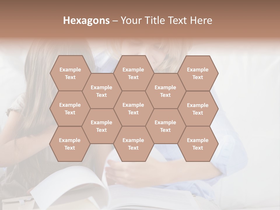 Portrait Leisure Offspring PowerPoint Template