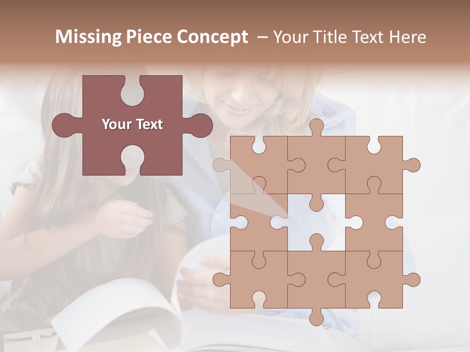 Portrait Leisure Offspring PowerPoint Template