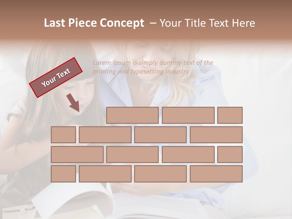 Portrait Leisure Offspring PowerPoint Template