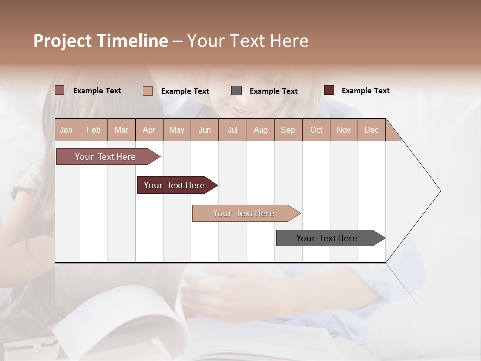 Portrait Leisure Offspring PowerPoint Template