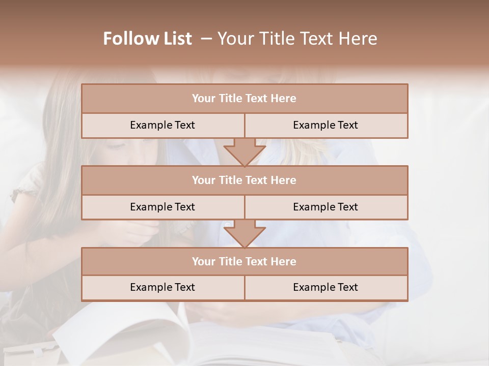 Portrait Leisure Offspring PowerPoint Template