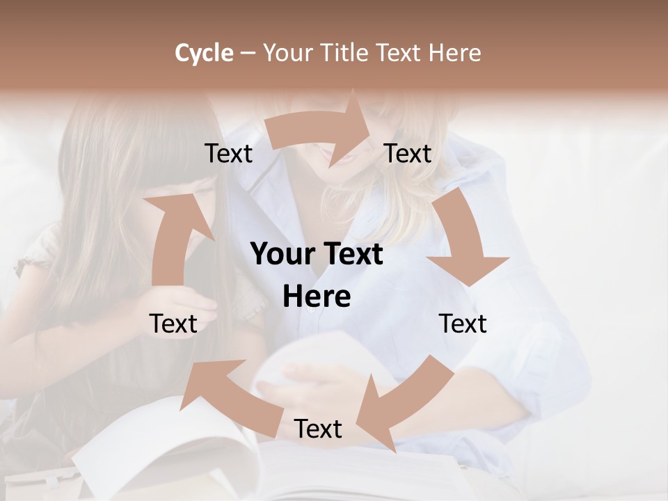 Portrait Leisure Offspring PowerPoint Template