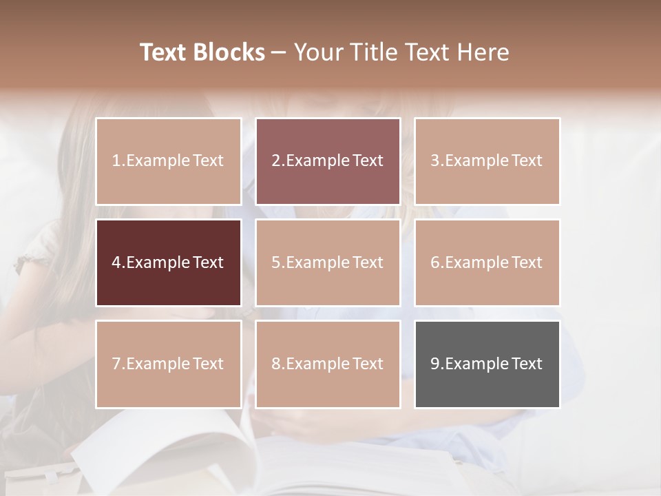 Portrait Leisure Offspring PowerPoint Template