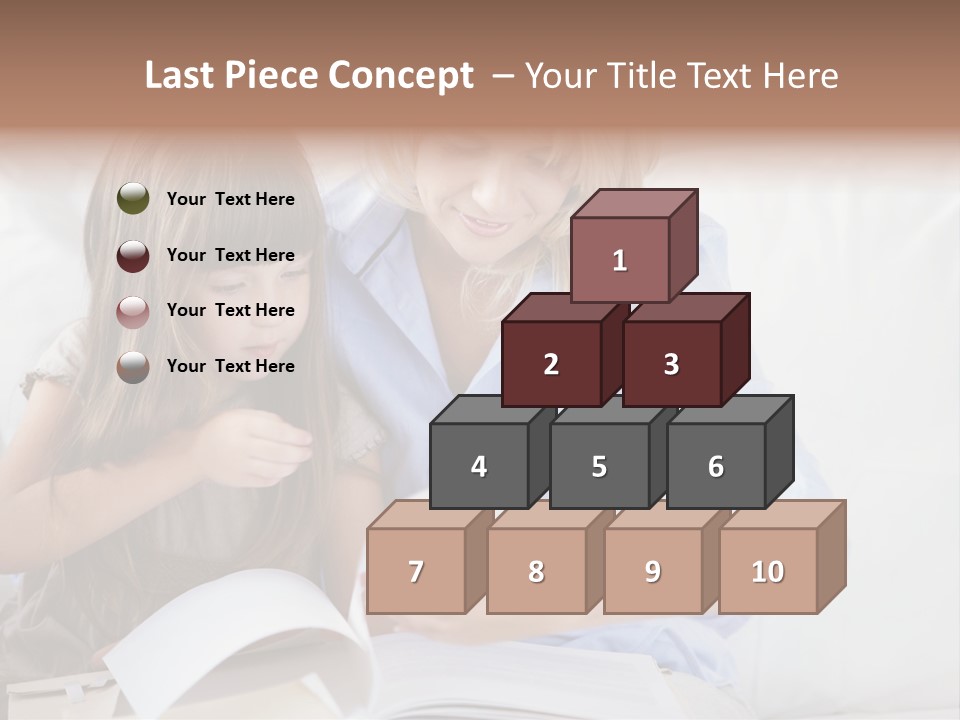 Portrait Leisure Offspring PowerPoint Template