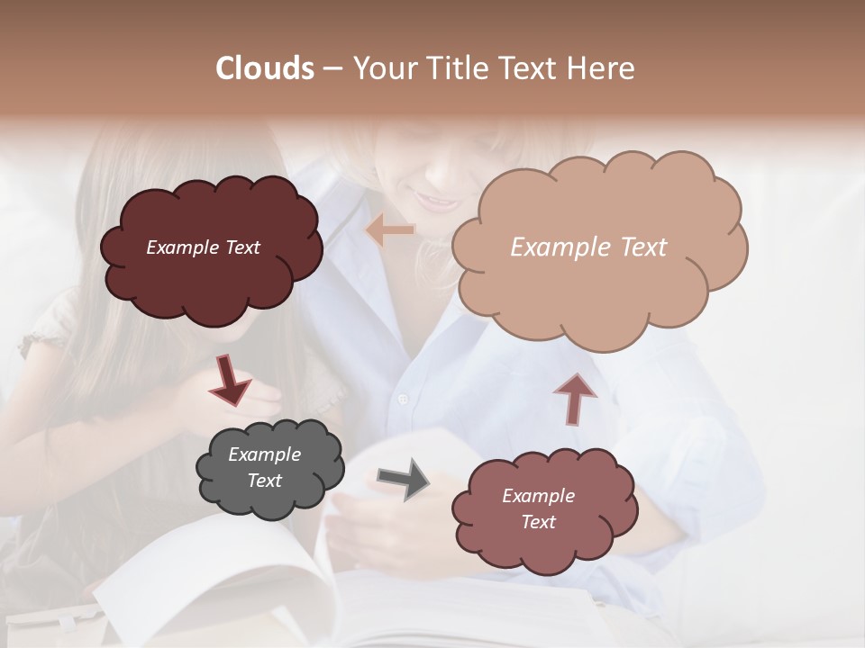 Portrait Leisure Offspring PowerPoint Template