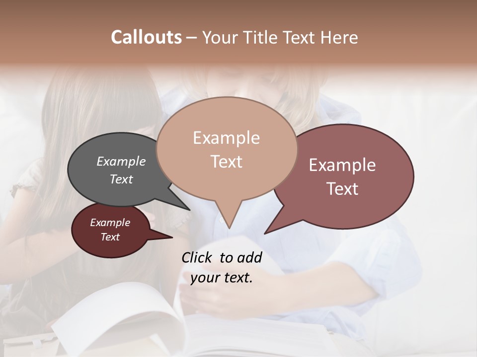 Portrait Leisure Offspring PowerPoint Template