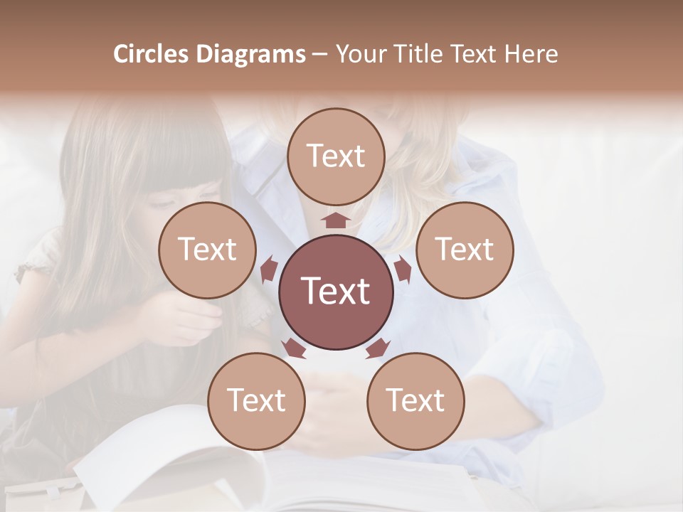 Portrait Leisure Offspring PowerPoint Template