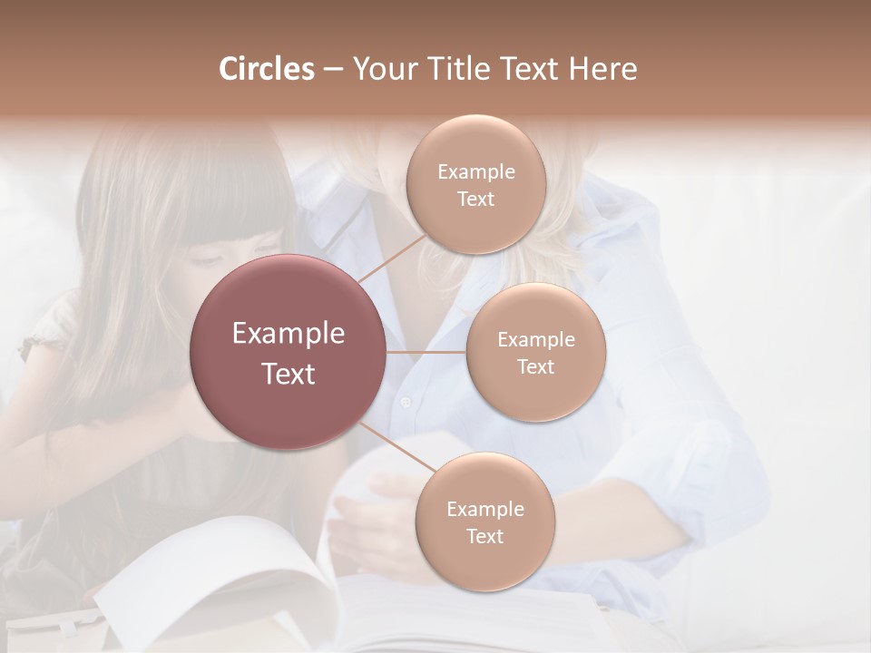 Portrait Leisure Offspring PowerPoint Template