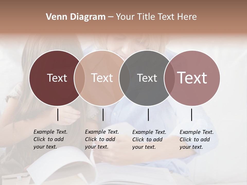 Portrait Leisure Offspring PowerPoint Template