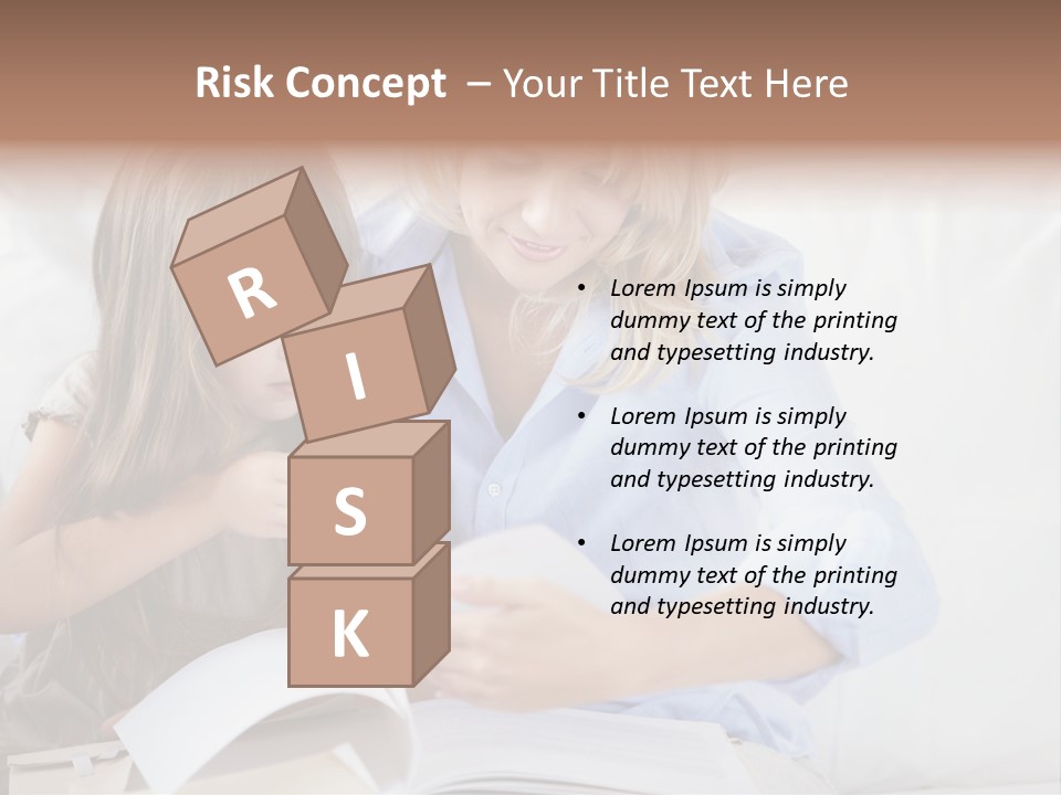 Portrait Leisure Offspring PowerPoint Template