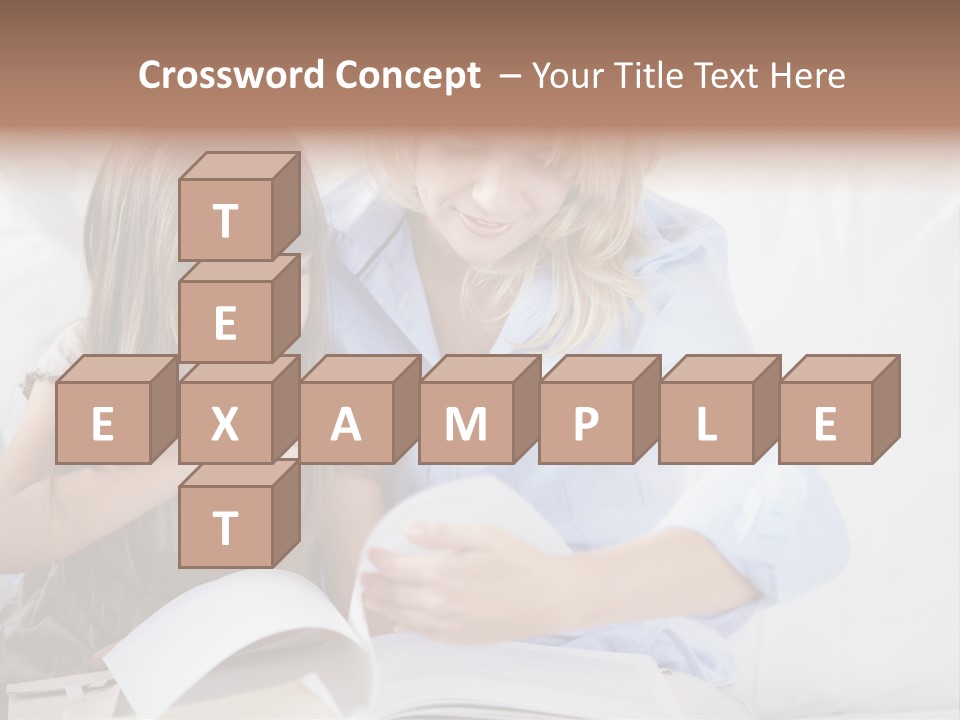 Portrait Leisure Offspring PowerPoint Template