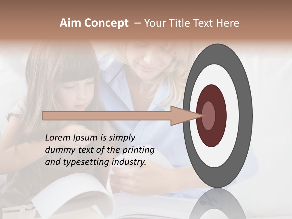 Portrait Leisure Offspring PowerPoint Template