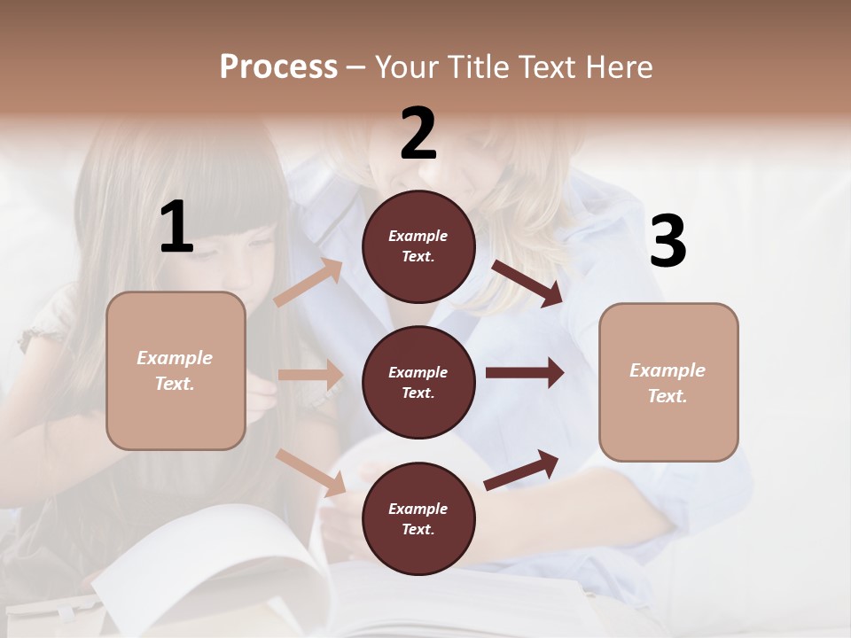 Portrait Leisure Offspring PowerPoint Template