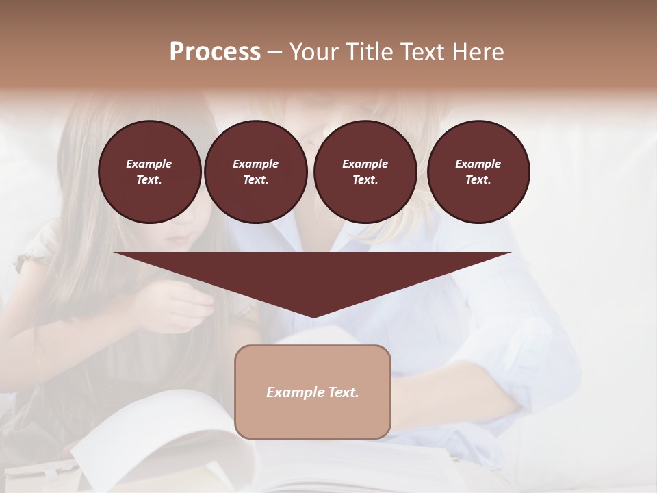Portrait Leisure Offspring PowerPoint Template