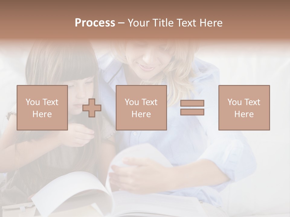 Portrait Leisure Offspring PowerPoint Template