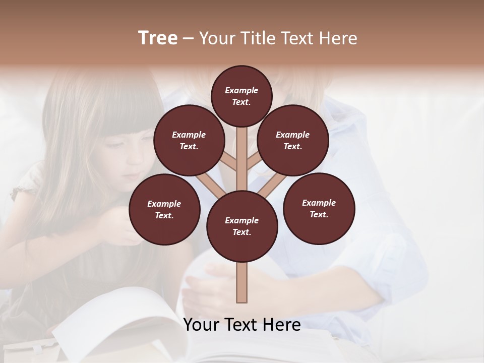 Portrait Leisure Offspring PowerPoint Template