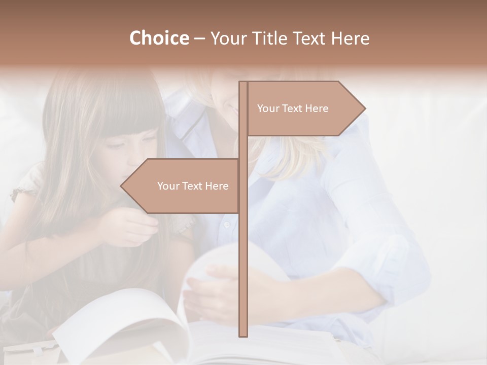 Portrait Leisure Offspring PowerPoint Template