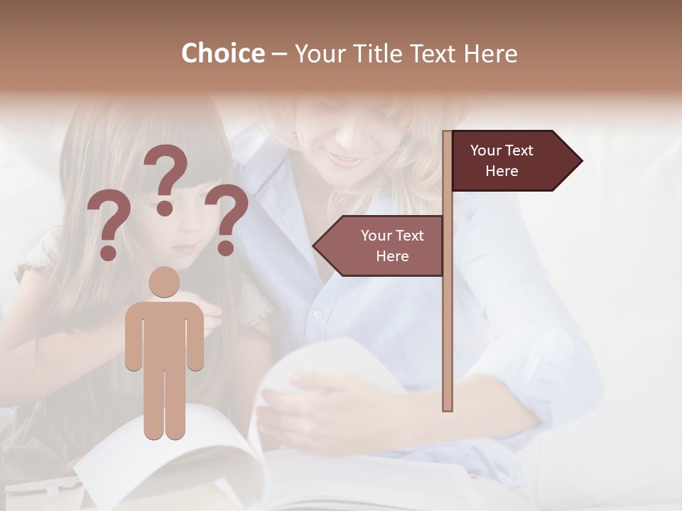 Portrait Leisure Offspring PowerPoint Template