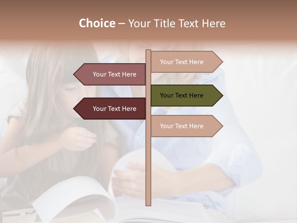 Portrait Leisure Offspring PowerPoint Template