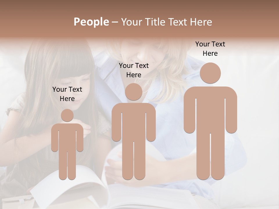 Portrait Leisure Offspring PowerPoint Template