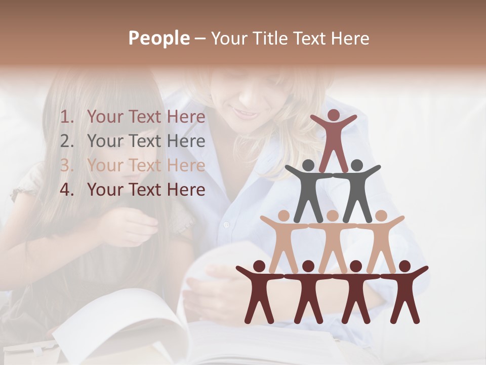 Portrait Leisure Offspring PowerPoint Template